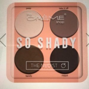 The Creme Shop THE NUDIST so shady eyeshadow palette